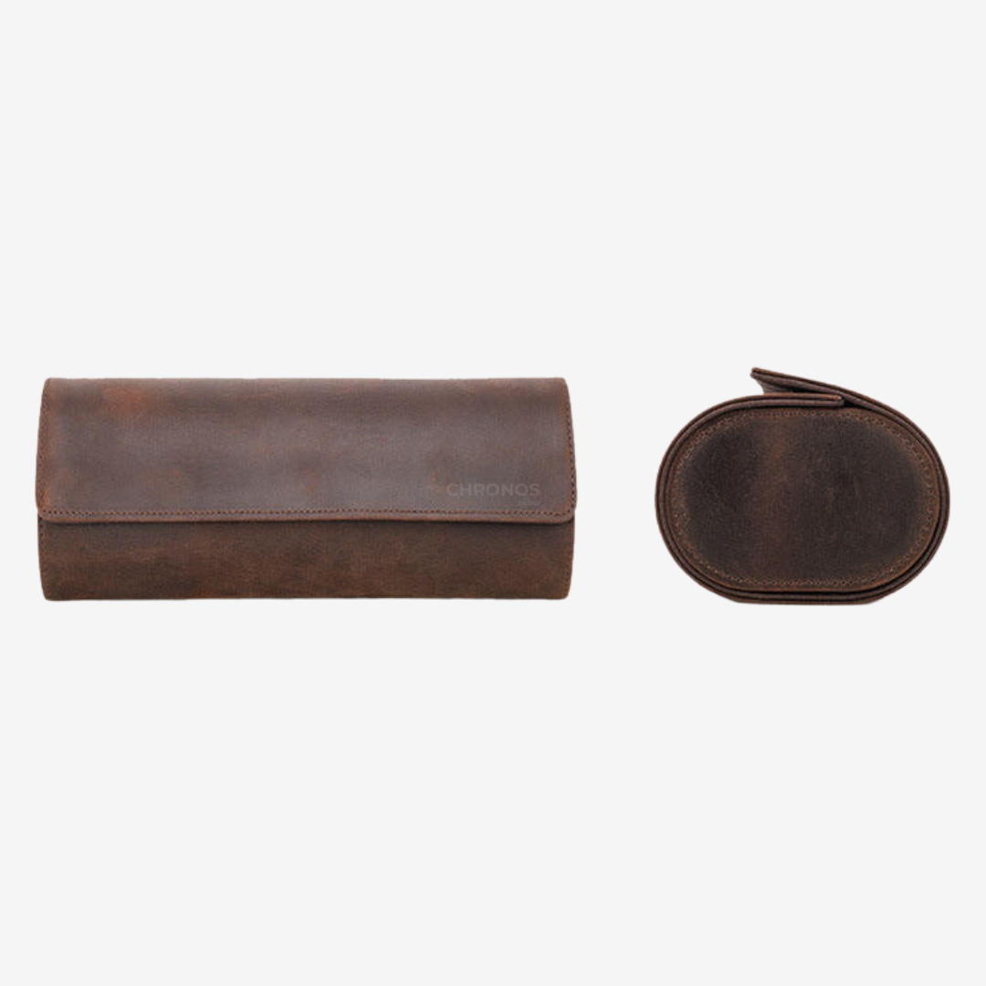Watch Roll – Leather 4 Slots - Watch Roll
