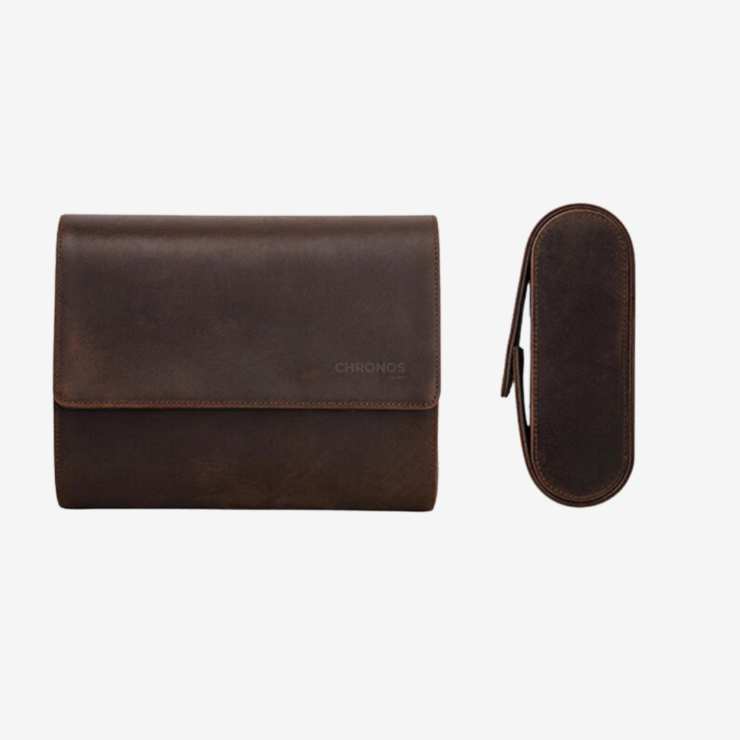 Watch Roll – Leather 6 Slots - Watch Roll