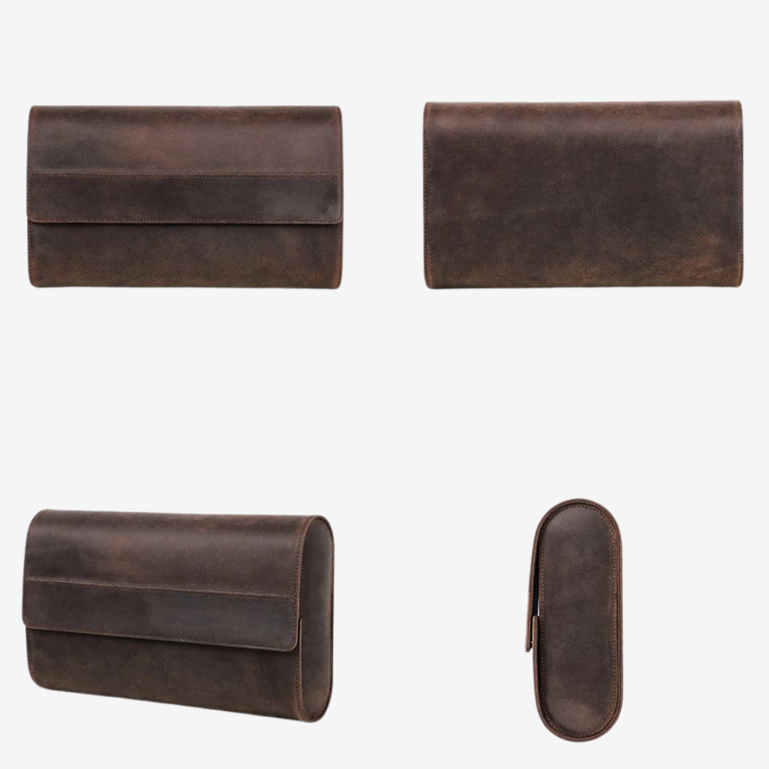 Watch Case - Leather 8 Slots - Watch Box