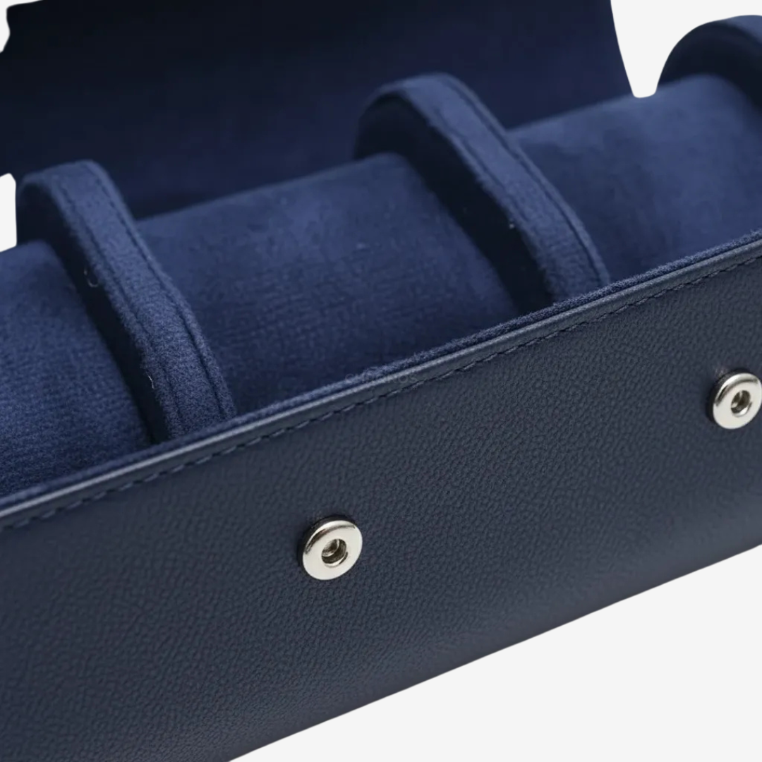 Watch Roll – Majestic Leather 3 Slots - Watch Roll