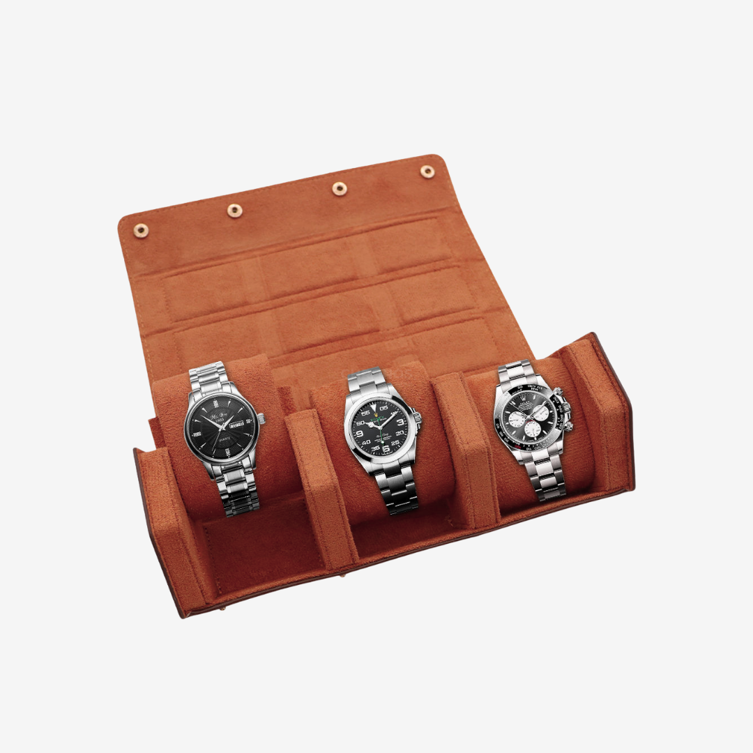 Watch Roll – Royal 3 Slots - Watch Box