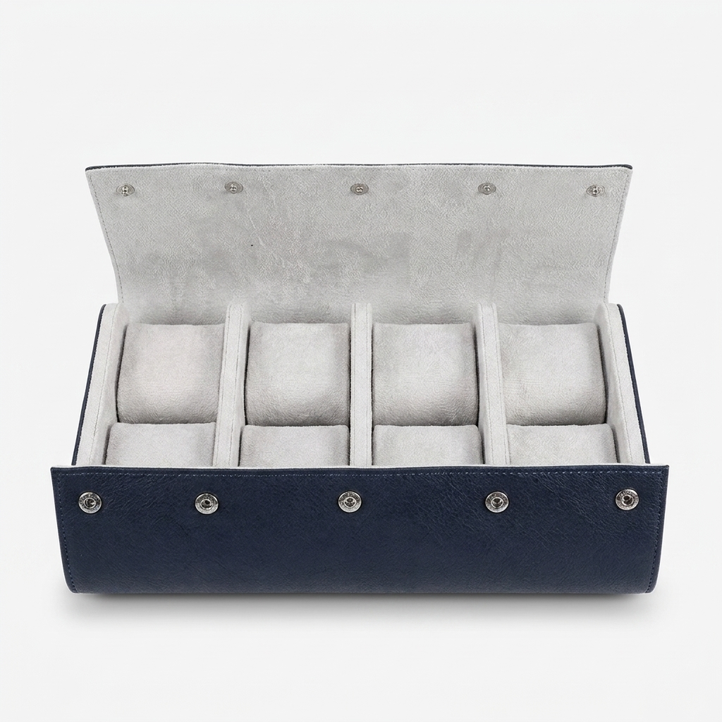 Watch Roll – Travel 8 Slots - Blue - Watch Roll