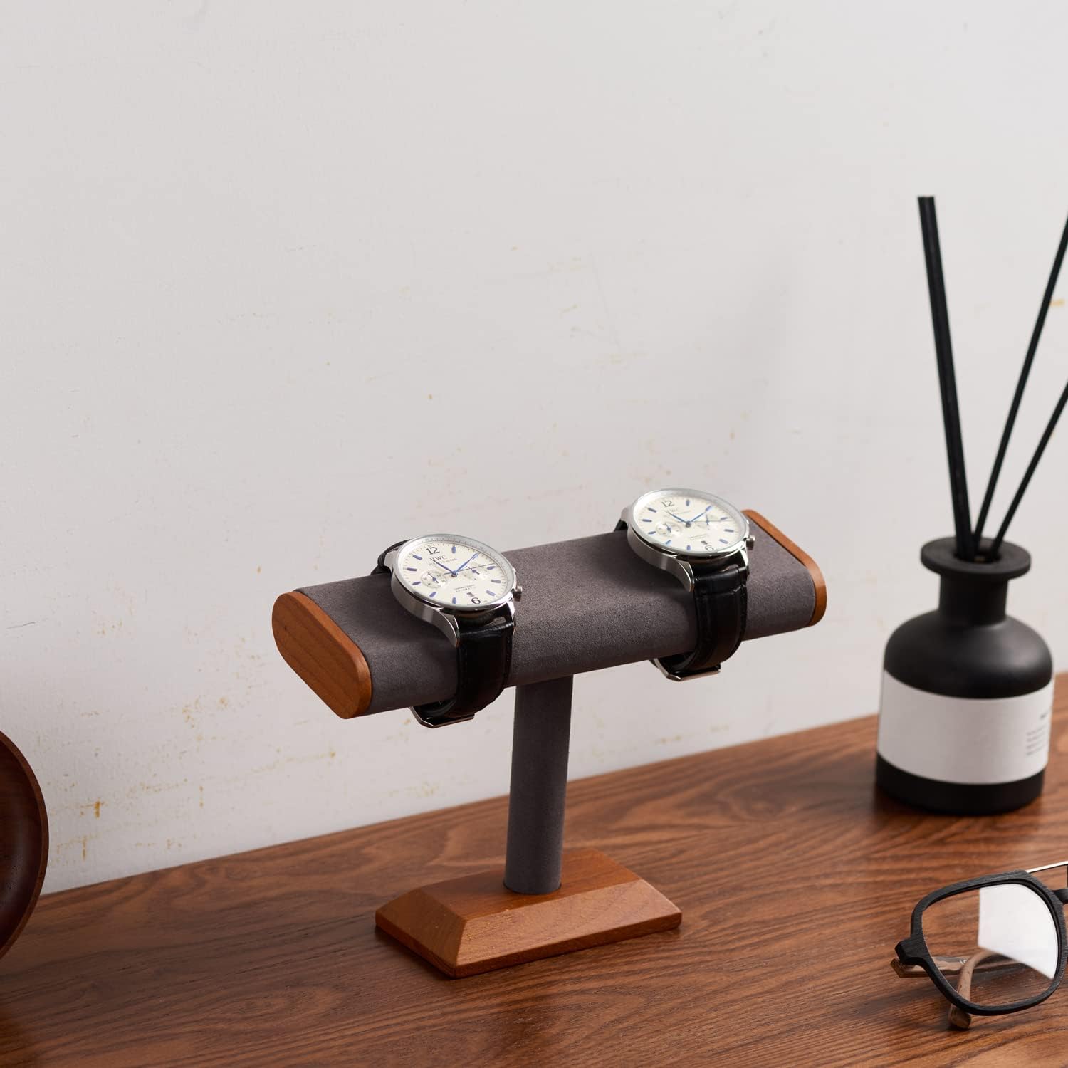 Watch Stand – Ashen Wood - Dark Grey - Watch Stand