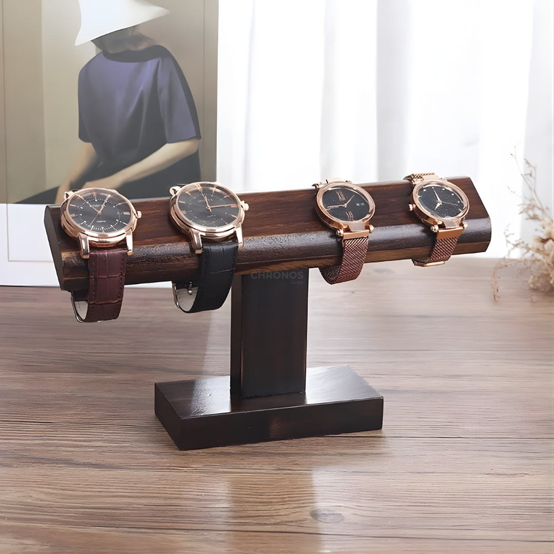 Watch Stand – Grand Walnut Stand - Watch Stand
