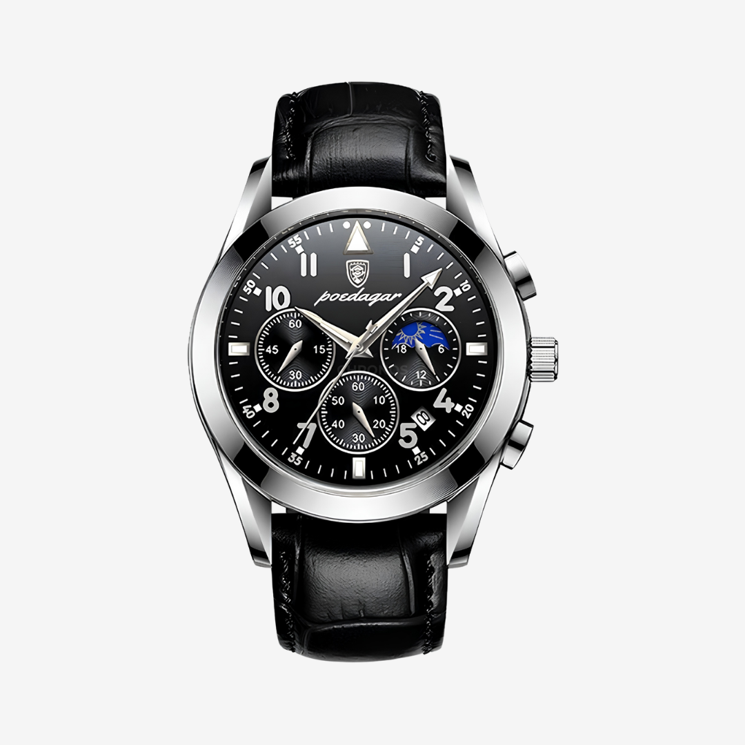 Watch – Verona – 42mm - Silver Black - Watch