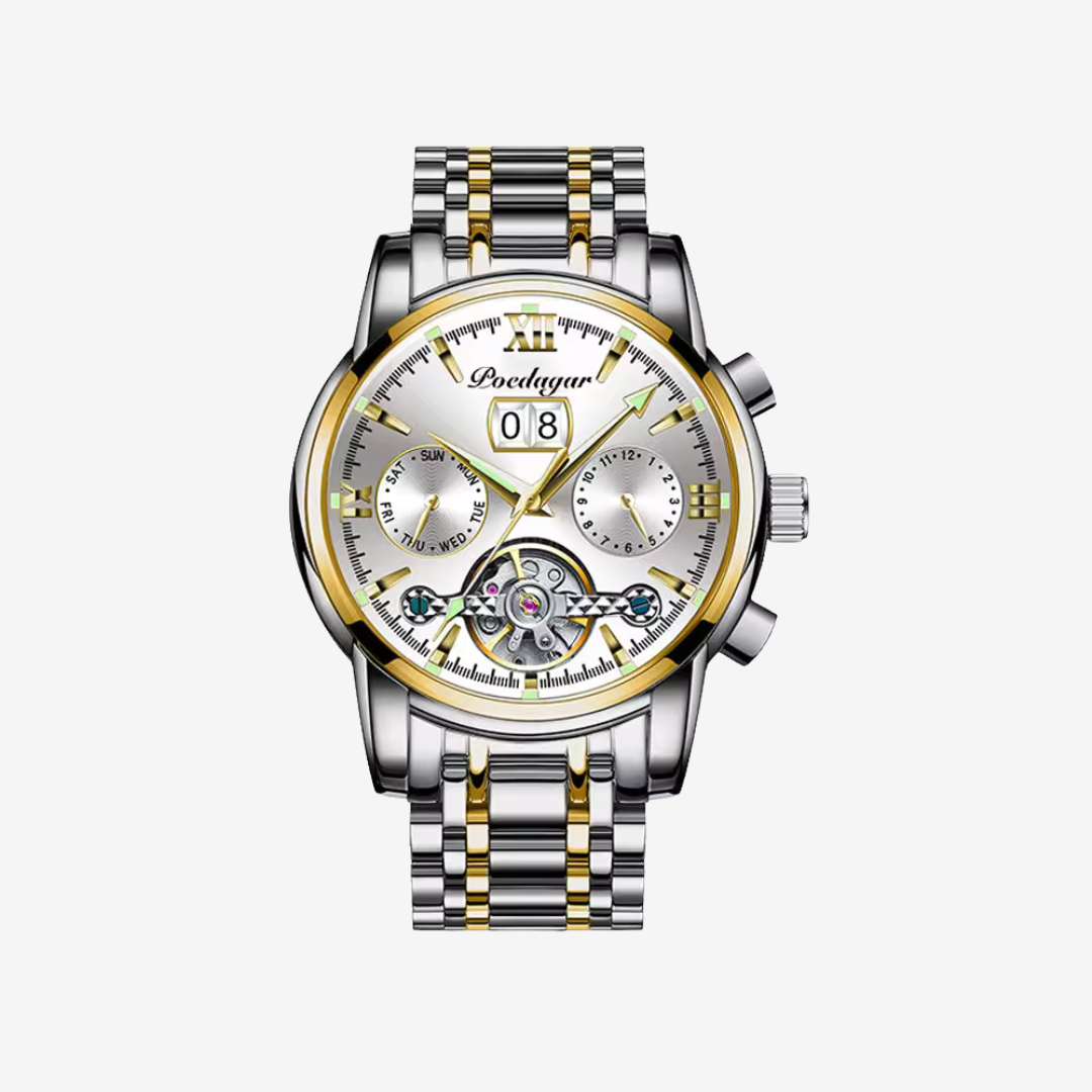 Watch – Vicenza – 43mm - Silver Gold White - Steel - Watch
