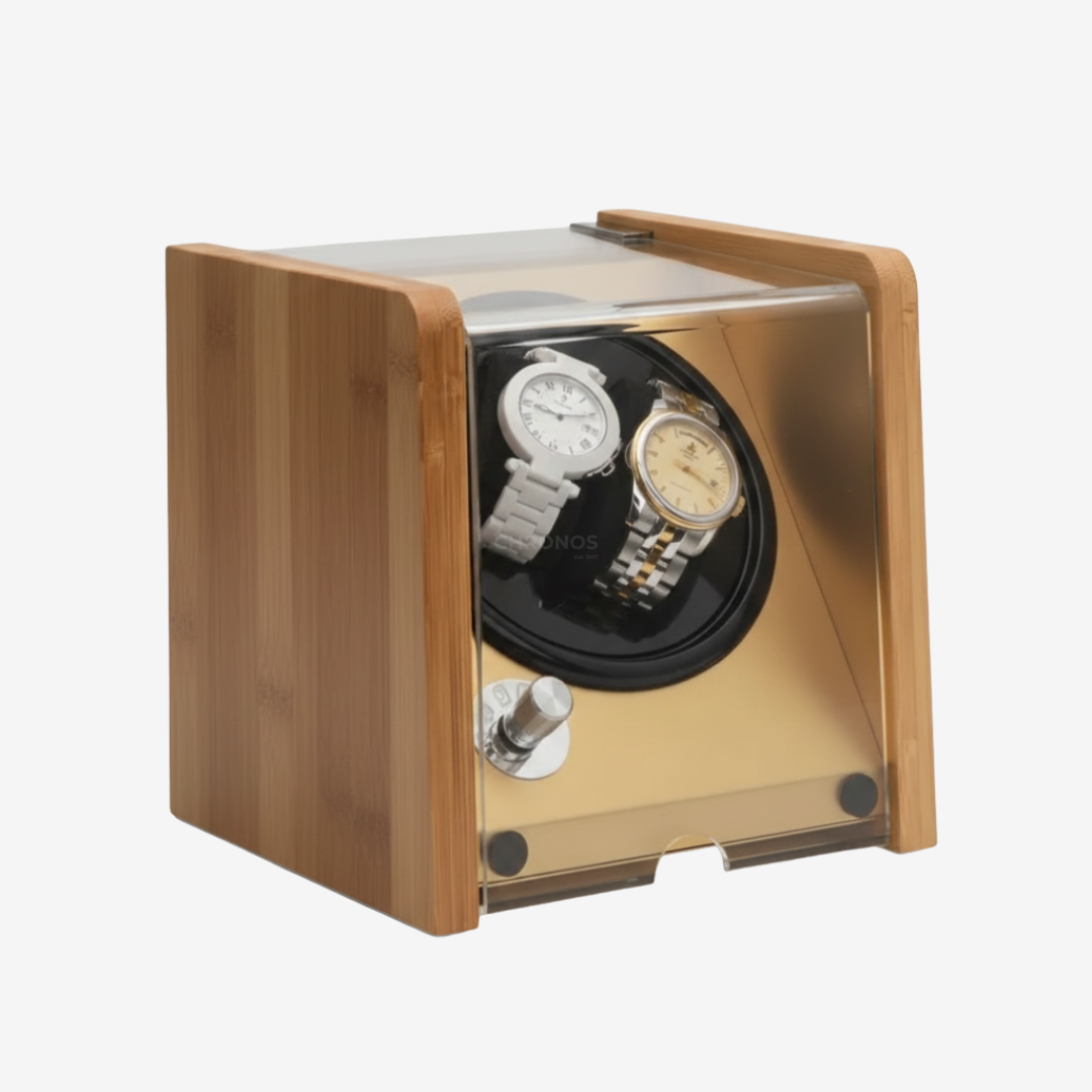 Watch Winder – Bamboo Grove Duo - Watch Winder