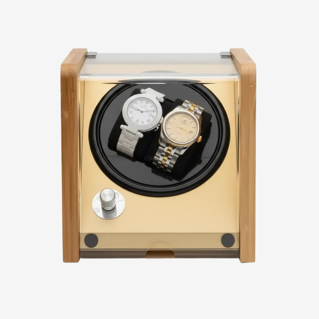 Watch Winder – Bamboo Grove Duo - Watch Winder