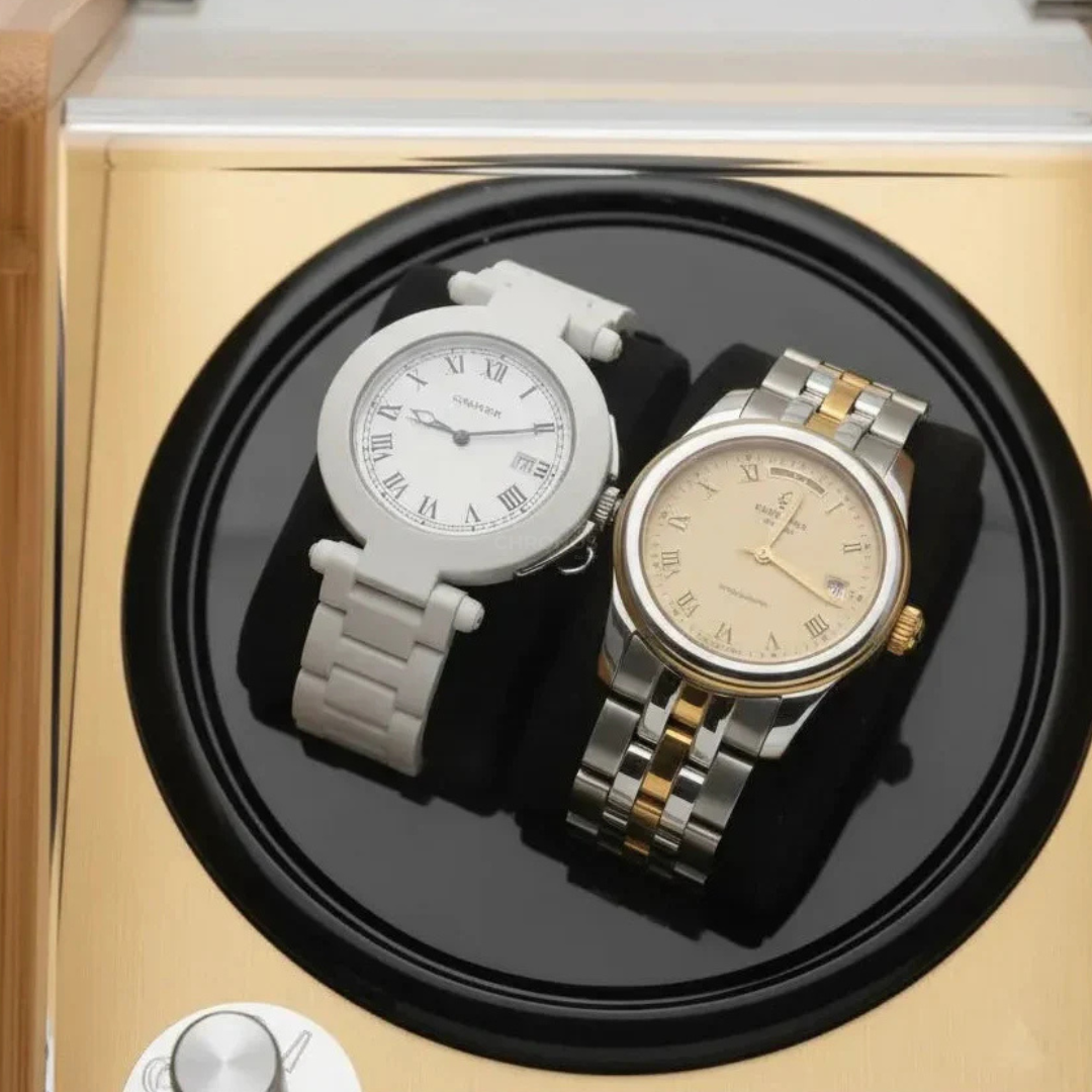 Watch Winder – Bamboo Grove Duo - Watch Winder