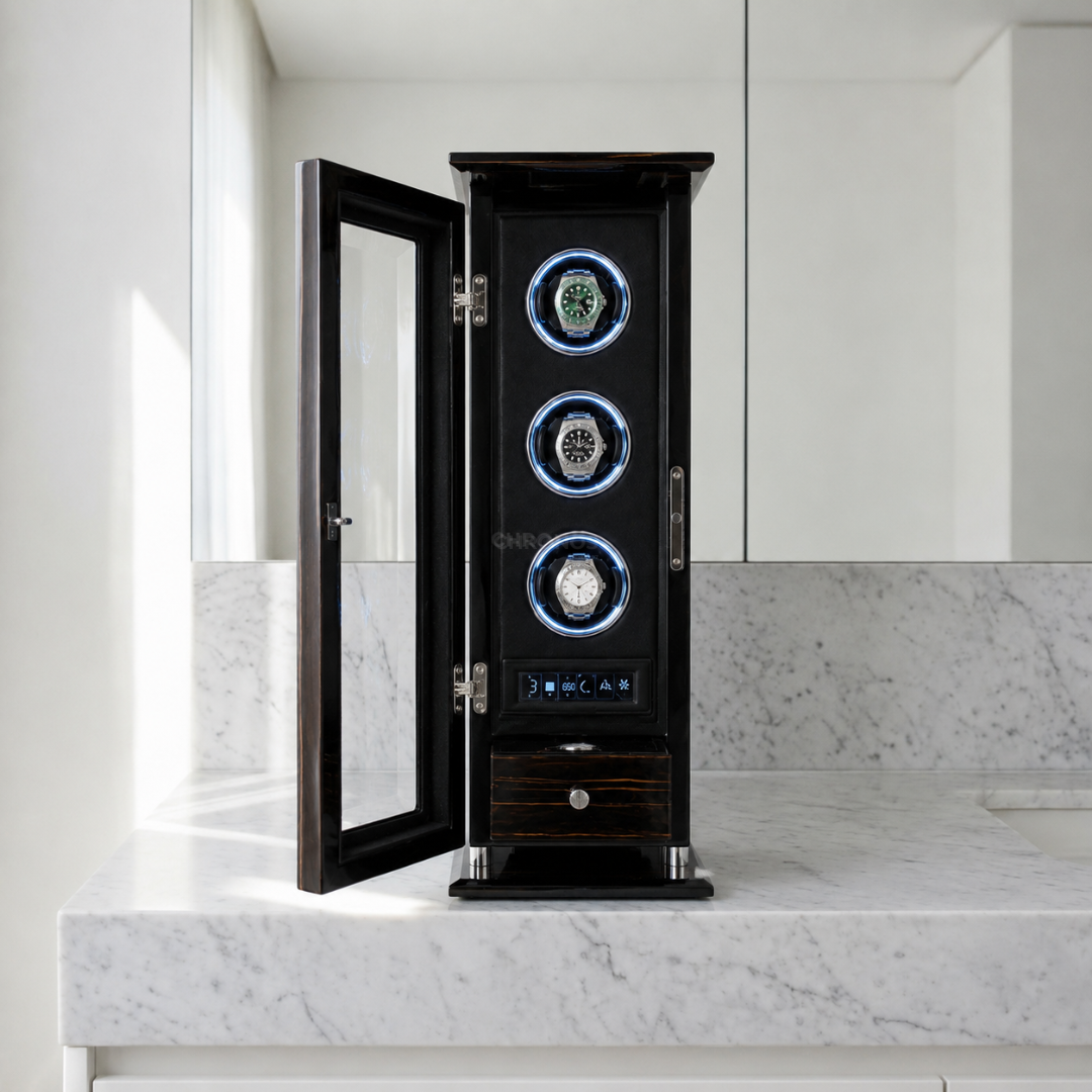 Watch Winder – Beaumont Wood - Watch Winder Safe