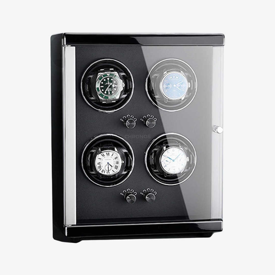Watch Winder - Black Mozart 4 Slots - Watch Winder