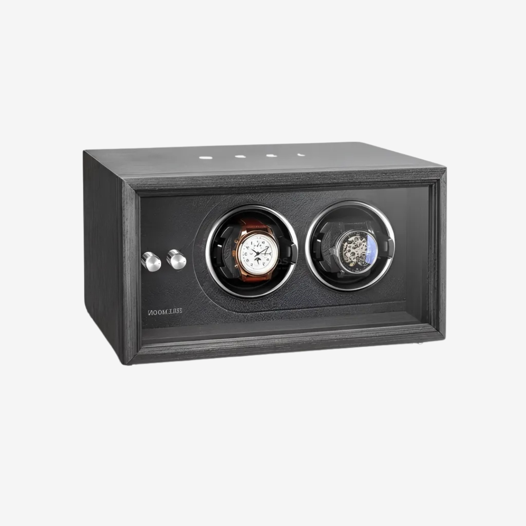 Watch Winder – Black Oak 2 Slots - Watch Winder