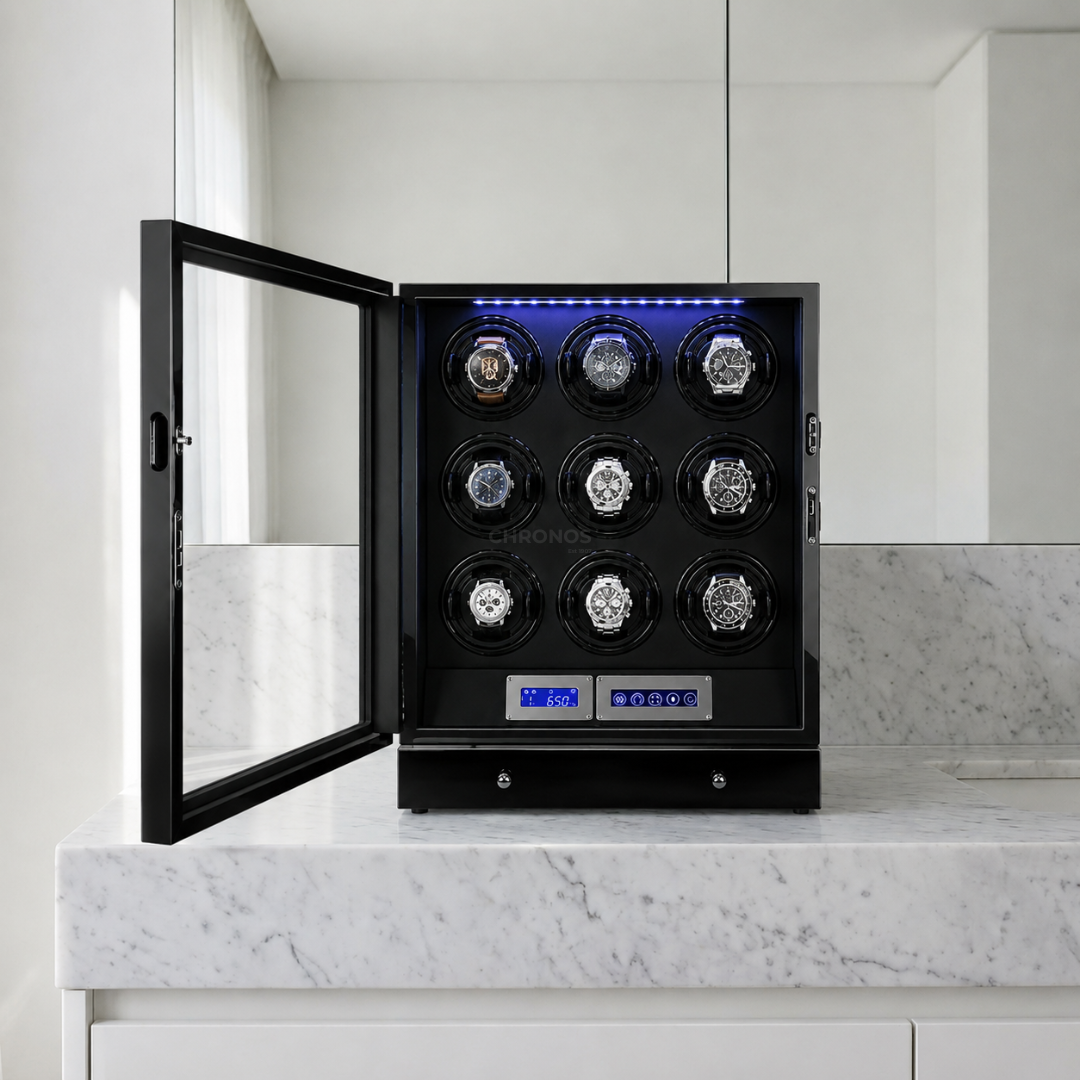 Watch Winder – Black Sync - Watch Winder Safe
