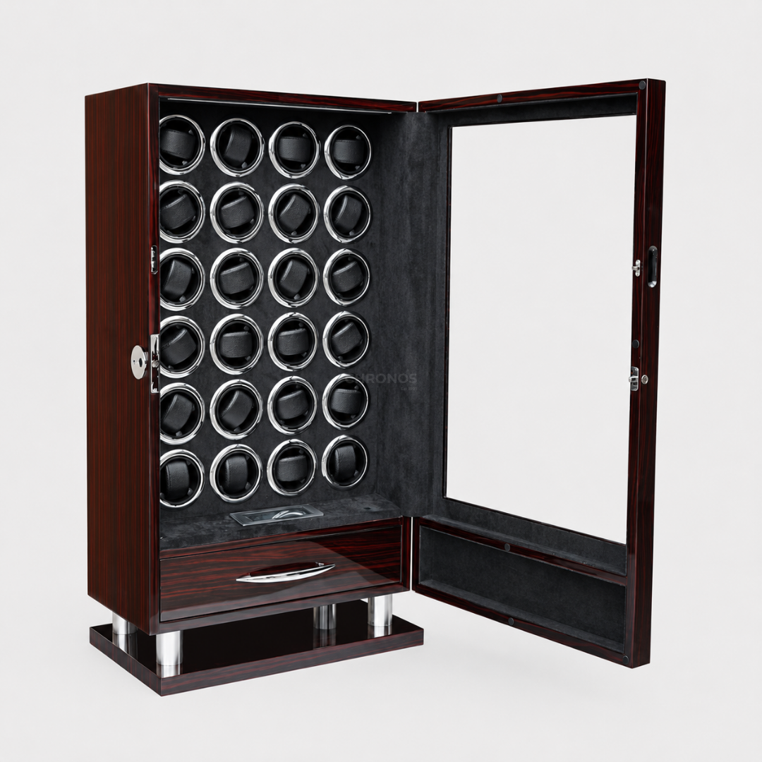 Watch Winder – Blackwood Grand - Watch Winder Safe