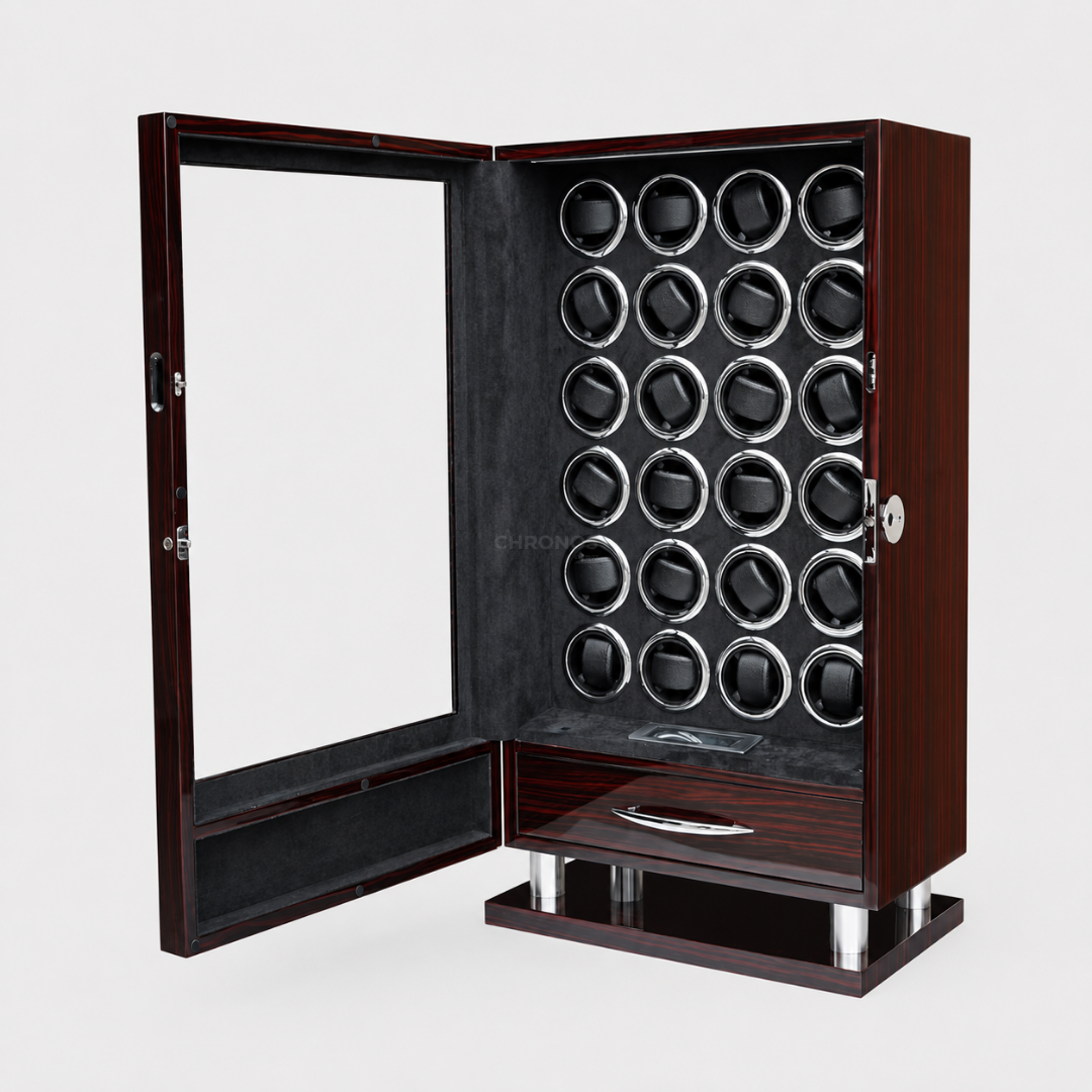 Watch Winder – Blackwood Grand - Watch Winder Safe