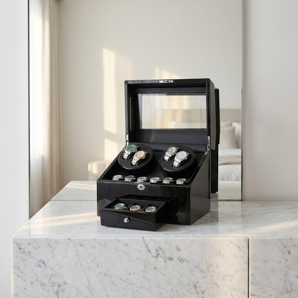 Watch Winder – Brushwood Edition - Watch Winder