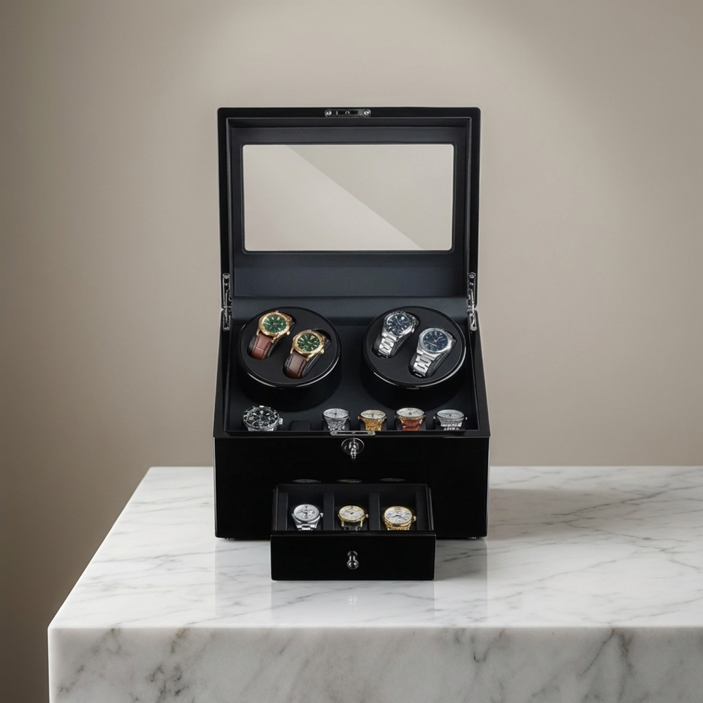 Watch Winder – Brushwood Edition - Watch Winder