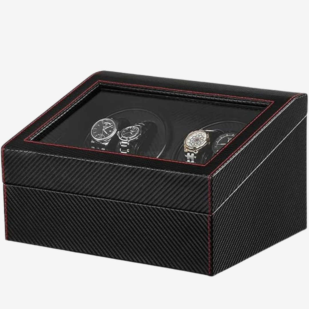 Watch Winder - Carbon 4 Slots - Watch Winder