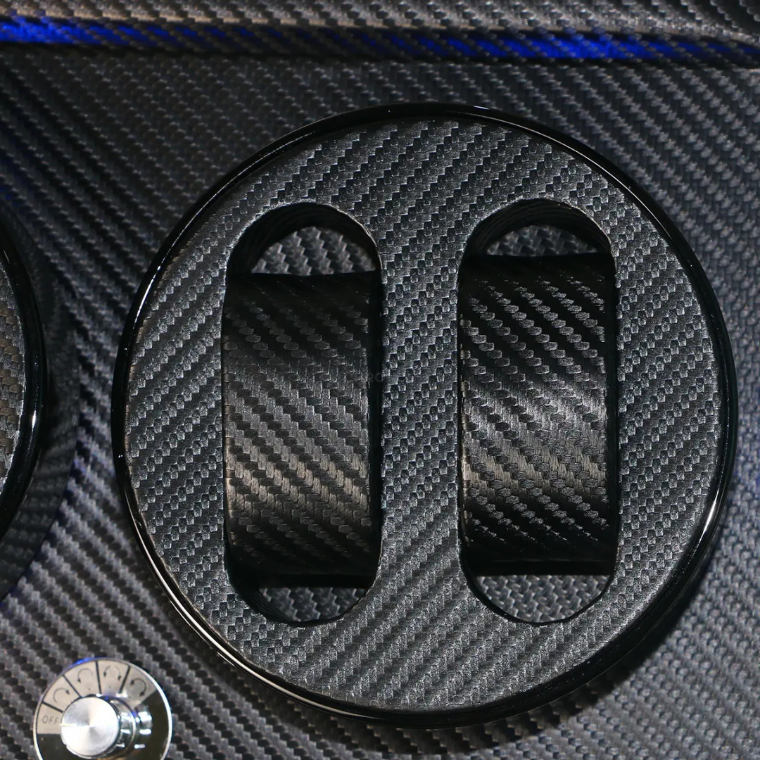 Watch Winder - Carbon Interior 6 Slots - Watch Winder