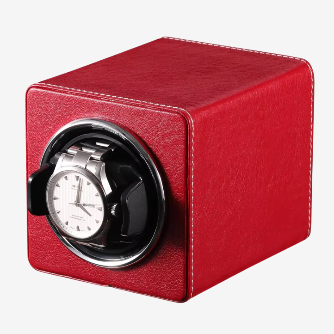 Watch Winder - Classic Cube - Red - Watch Winder