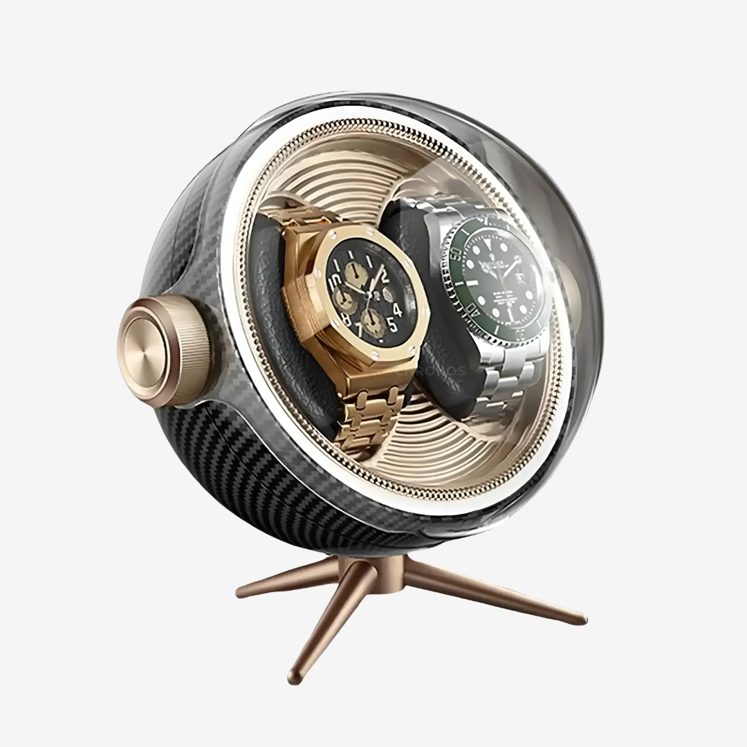 Watch Winder – Cosmos Orb Duo 2 Slots - Green - Watch Winder