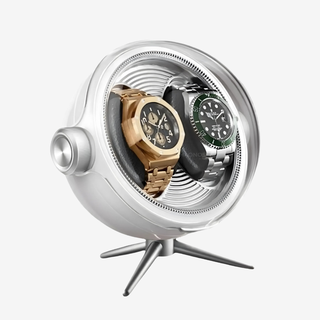 Watch Winder – Cosmos Orb Duo 2 Slots - Green - Watch Winder