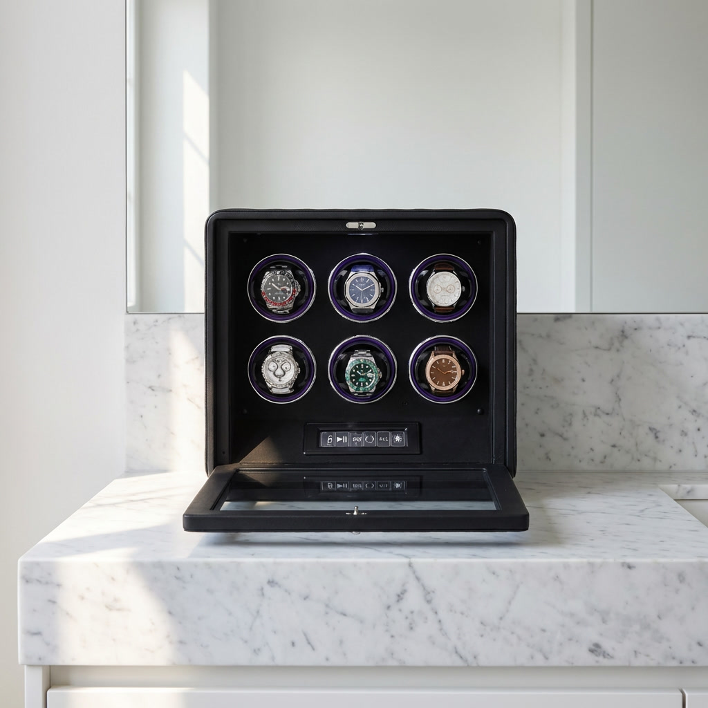 Watch Winder – Courtside 6 Slots - Watch Winder