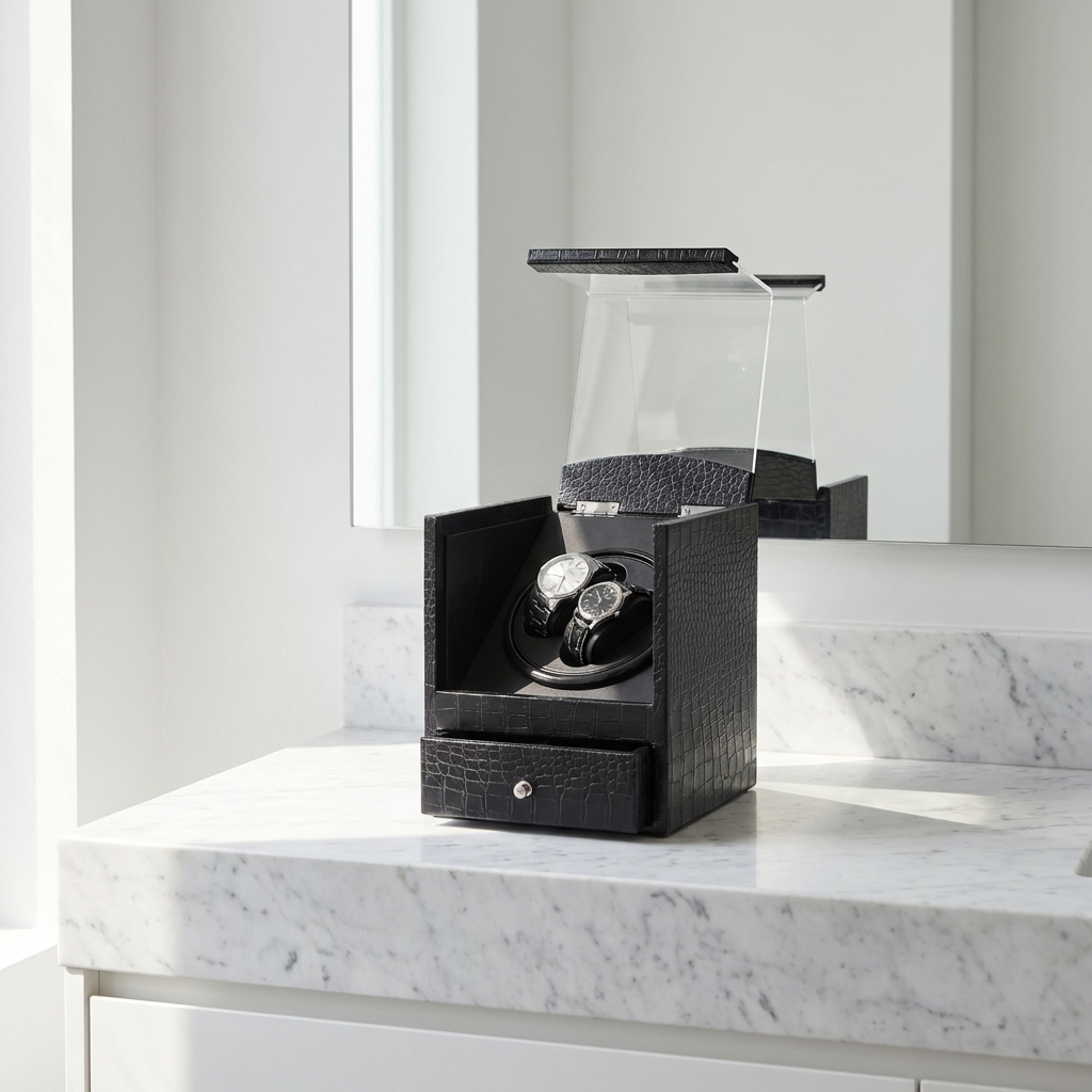 Watch Winder - Crocodile Case - Watch Winder