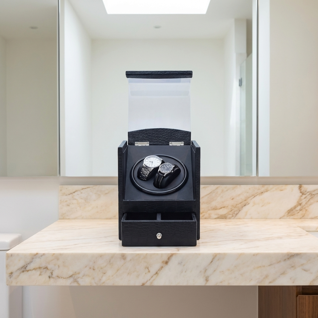 Watch Winder - Crocodile Case - Watch Winder