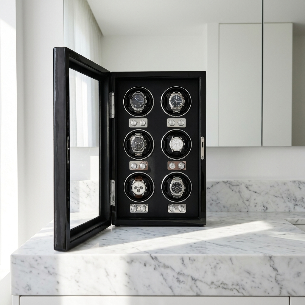 Watch Winder - Dark Night 6 Slots - Watch Winder