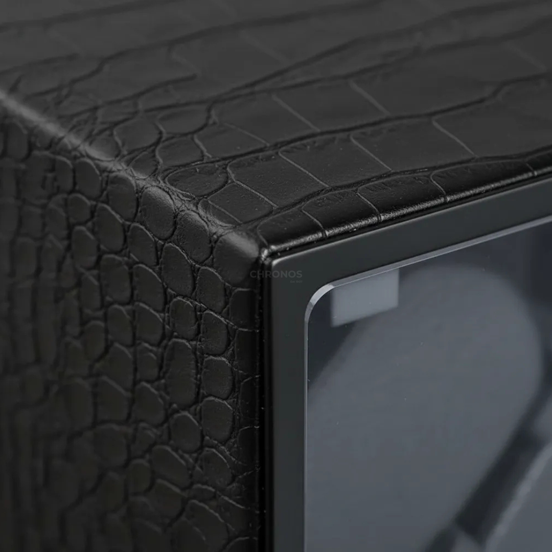 Watch Winder – Dual Crocodile Cube - Watch Winder
