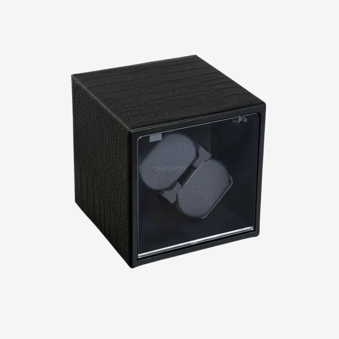 Watch Winder – Dual Crocodile Cube - Watch Winder