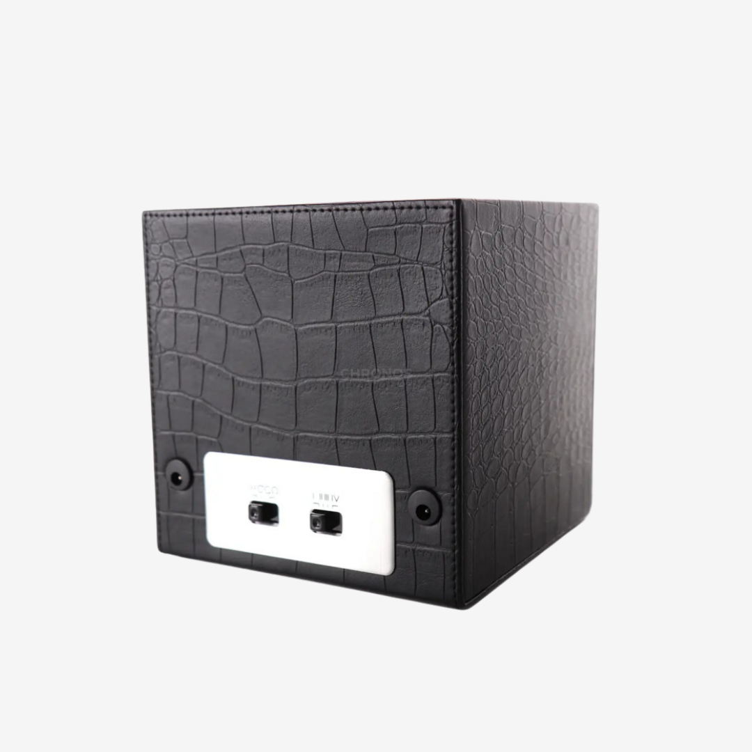 Watch Winder – Dual Crocodile Cube - Watch Winder