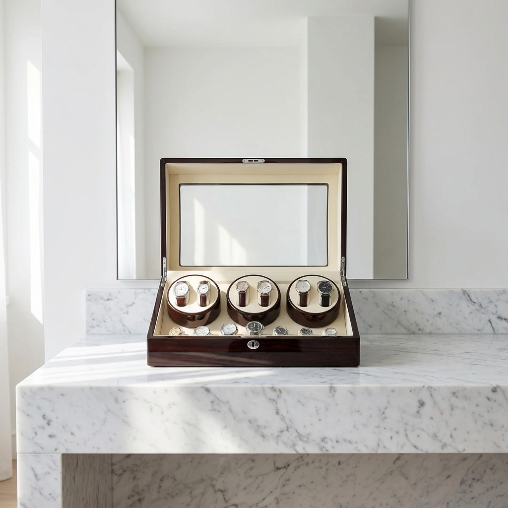 Watch Winder – Ebony Wood - Watch Winder