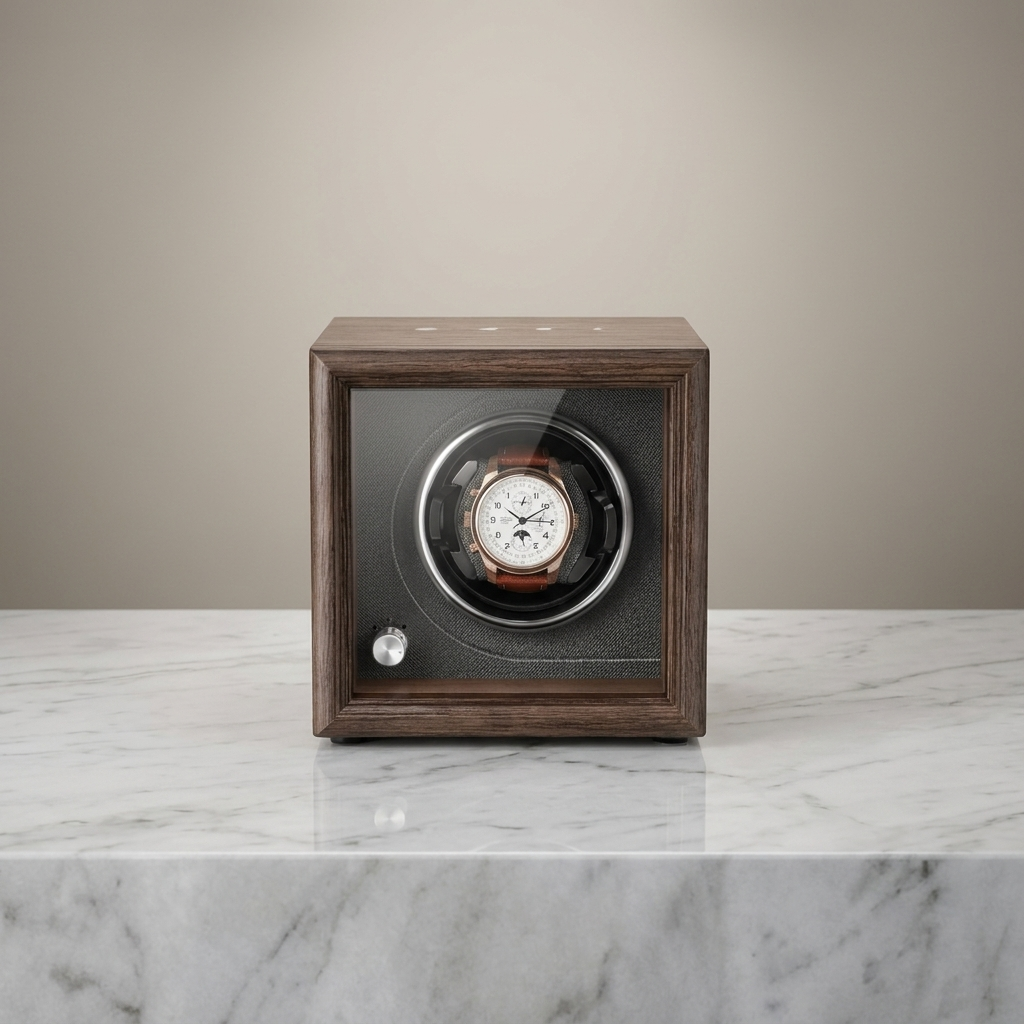 Watch Winder – Full Moon Cube - Watch Winder