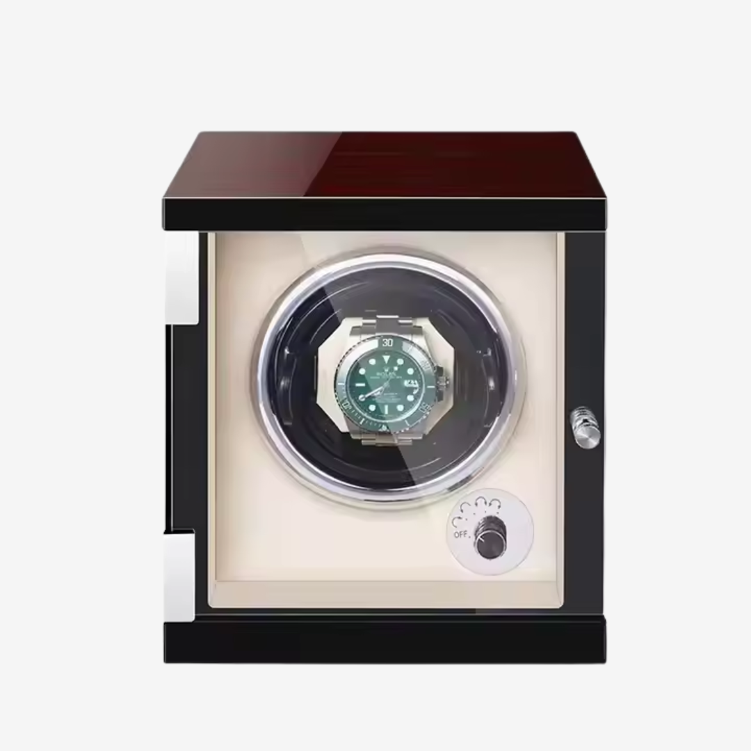 Watch Winder - Grande Piano 1 Slots - Cream - Watch Winder