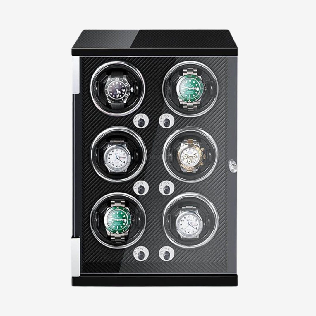 Watch Winder - Grande Piano 6 Slots - Remontoir Montre