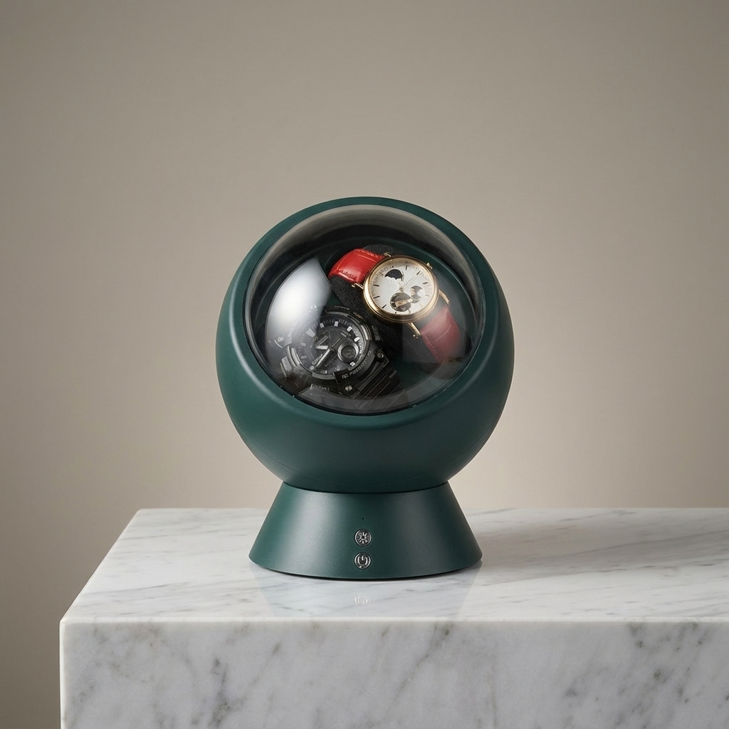 Watch Winder – Jade Sphere Duo - Watch Winder
