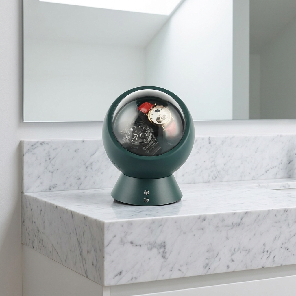 Watch Winder – Jade Sphere Duo - Watch Winder