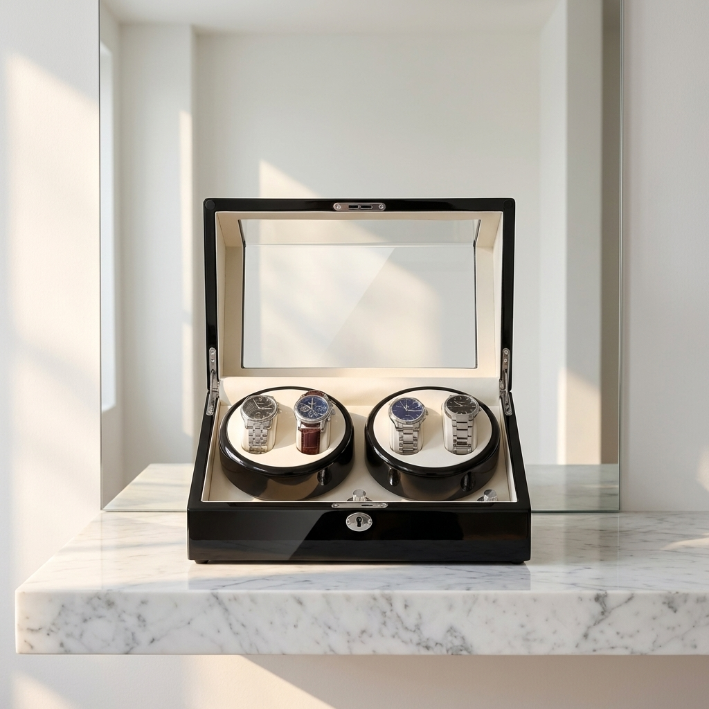 Watch Winder - Luxury Piano 4 Slots - Watch Winder