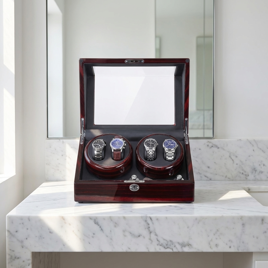 Watch Winder - Luxury Piano 4 Slots - Watch Winder