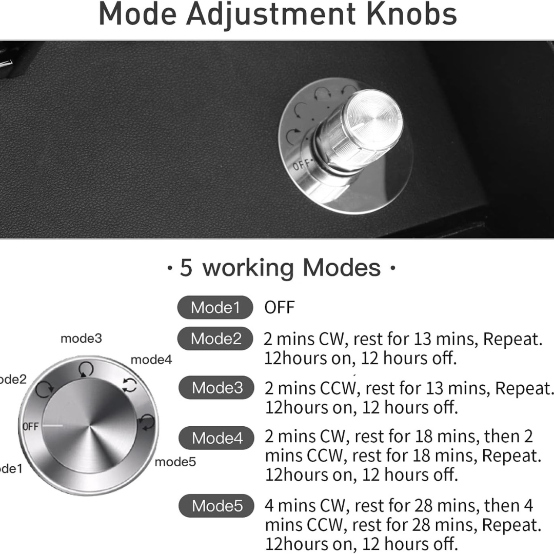 Remontoir  Piano de luxe 6 emplacements Noir