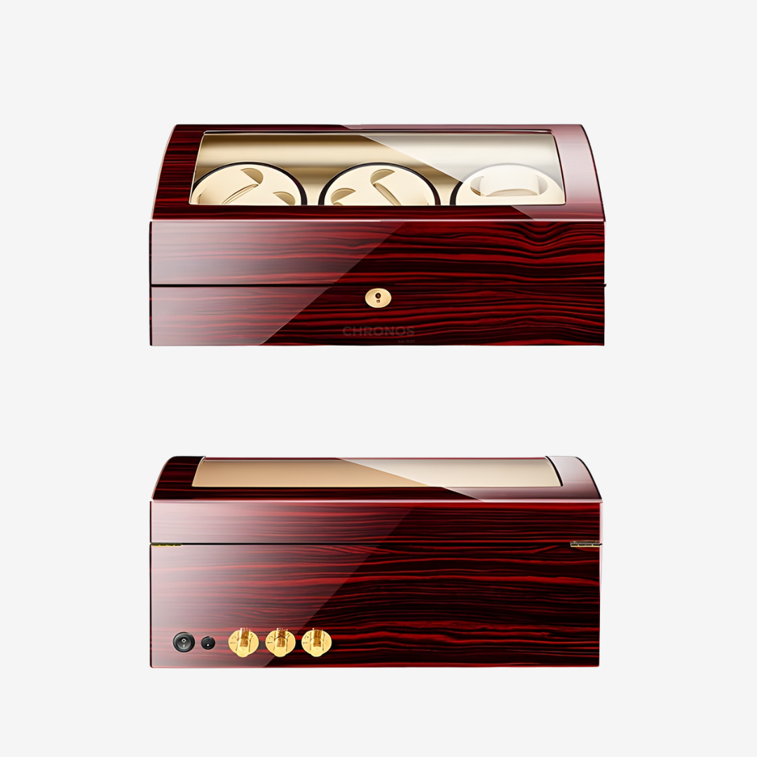 Watch Winder - Luxury Piano 6 Slots Wood - Watch Winder