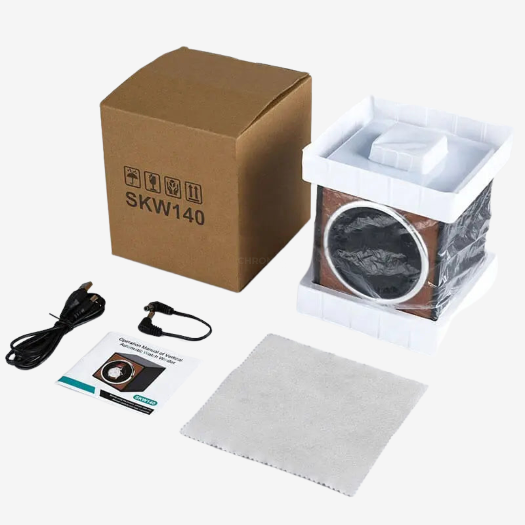 Watch Winder - Magic Wood Cube - Watch Winder