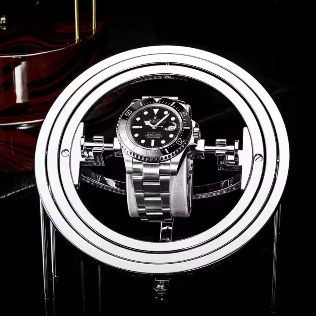 Remontoir  Majestic Noir & Argent - Remontoir Montre