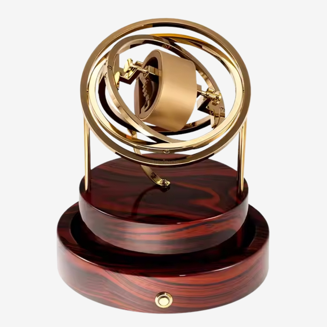 Watch Winder - Majestic Gold and Wood - Watch Winder