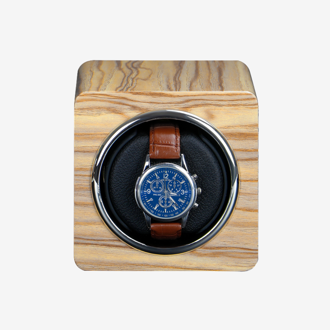 Watch Winder – Olivewood Single Slot - Watch Winder