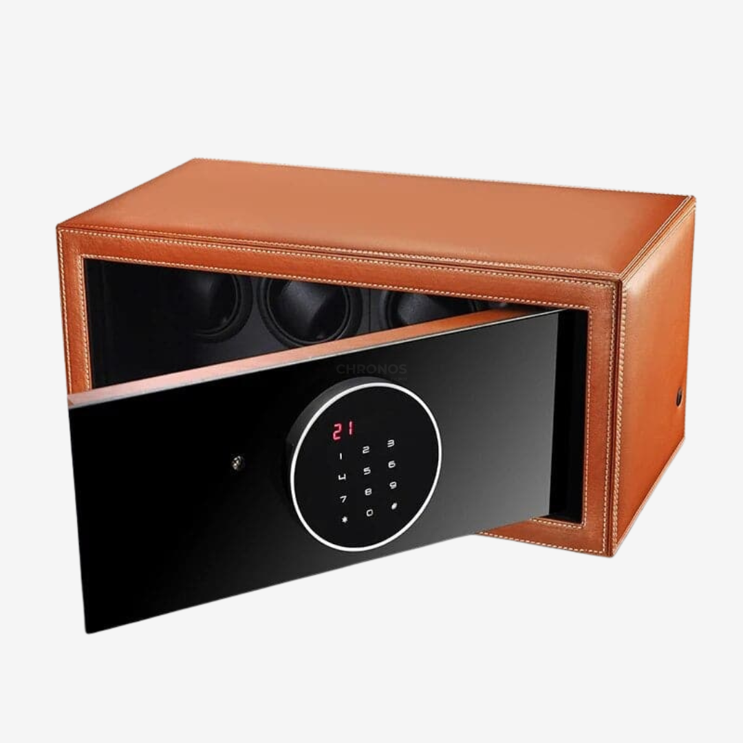Watch Winder - Orange Time Guardian 4 Slots - Watch Winder