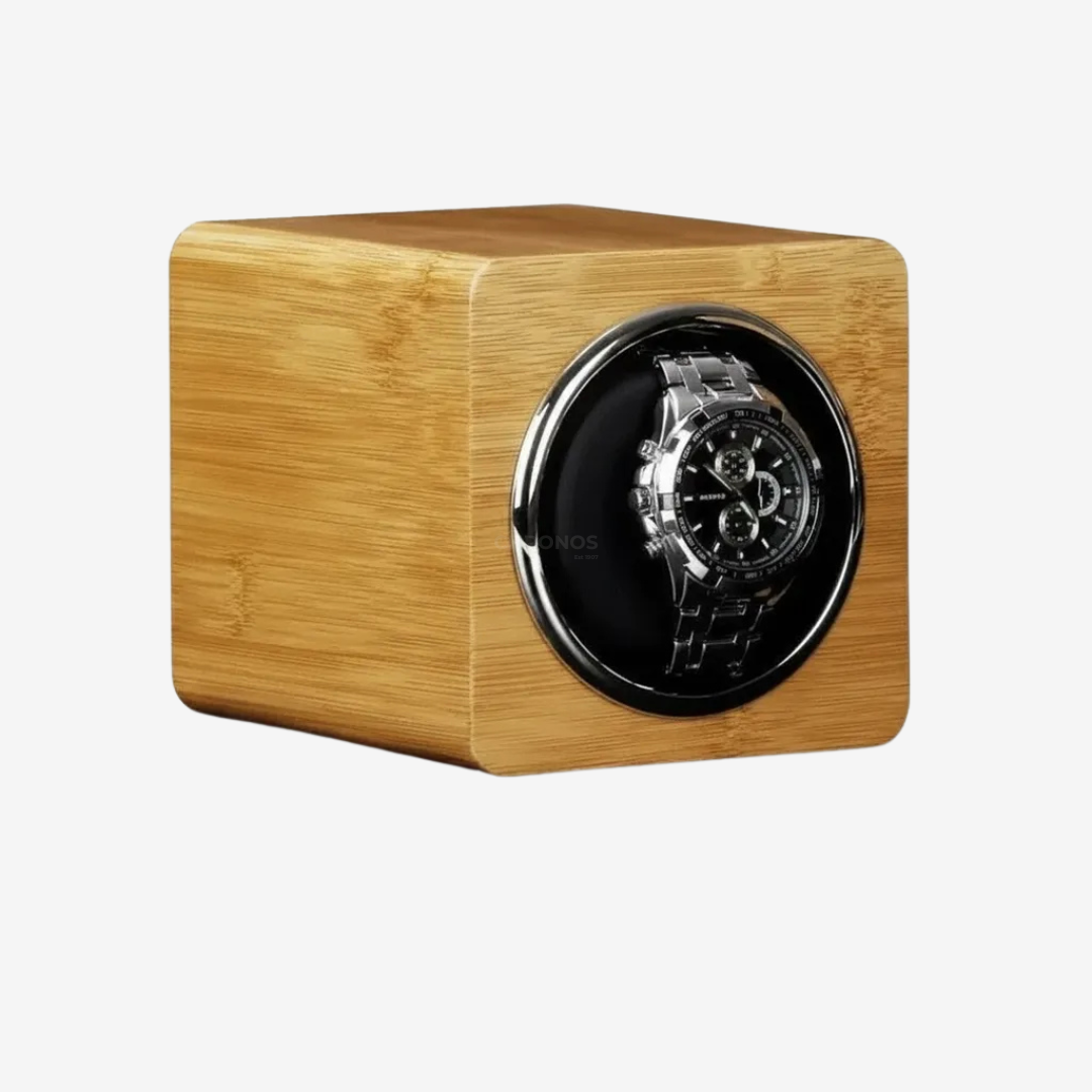 Watch Winder – Pinewood Single Slot - Watch Winder