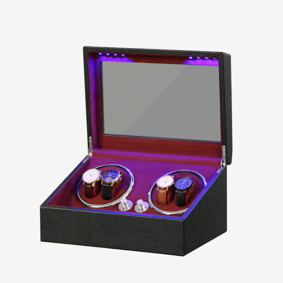 Watch Winder – Prestige Light 4 Rotating slots + 6 slots - Watch winder